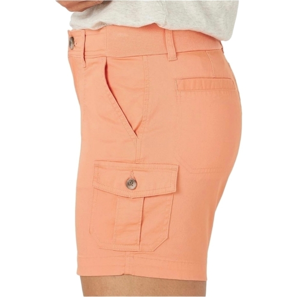 18 • Lee • Flex-To-Go Seamed Cargo Shorts -  Papaya - Picture 3 of 6